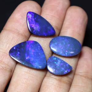 Cabujón de doblete de ópalo australiano Natural de 40 quilates, joyería de ópalo blanco de fuego múltiple, piedra preciosa suelta para manualidades - Product Image 1