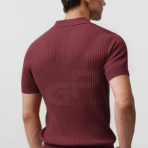 Chemise à col Johnny pour homme, coupe décontractée, design tendance et tissu confortable - Product Image 3