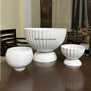 Best Seller Metal Flower Bowl in Gold Finished Round Shape for Home & Hotels Decorative Handmade Flower Bowl With Base - Product Image 6