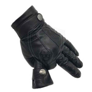 Gants en cuir élégants à coupe flexible Gants en cuir de vachette de qualité supérieure avec paume antidérapante et doublure douce - Product Image 4