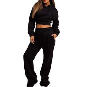 Conjunto Deportivo de Dos Piezas para Mujer, Chaqueta con Cremallera Completa y Pantalones Elásticos, Ligero y de Secado Rápido, para Correr - Product Image 1