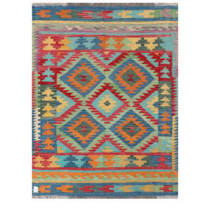 พรมกิลิม ไมมาณา อัฟกานิสถาน ขนาด 201 x 150 ซม. ชุดพรมปูพื้น - Product Image 1