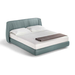 เตียงคิงไซส์ Archibald ดีไซน์ยุโรปสมัยใหม่ หุ้มผ้าบุแบบ Tufted พร้อมที่เก็บของ สำหรับห้องนอนหรืออพาร์ตเมนต์ - Product Image 1