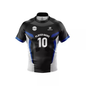 Camiseta de Super Rugby de calidad superior personalizada de GAF, uniforme de Rugby amarillo sublimado de secado rápido, camiseta de Rugby de manga corta Oem - Product Image 4