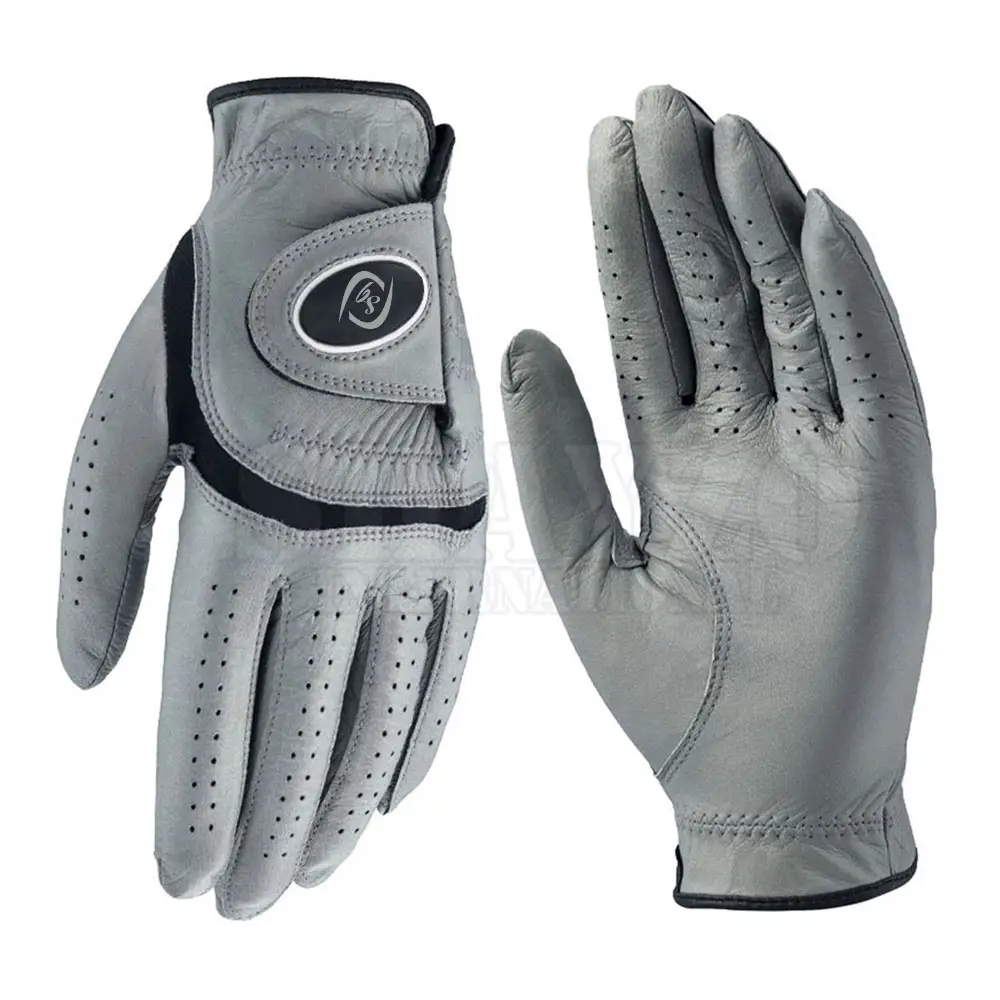 Top Selling Custom Made Leather Golf Gloves Customized Golf Sports Gloves Your Own Logo Pure Leather Made Golf Gloves