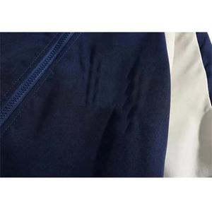 Nouveau design coupe-vent personnalisé pour extérieur, imperméable, veste à demi fermeture éclair avec capuche en polyester et nylon, veste de moto randonnée décontractée pour hommes - Product Image 5