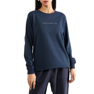 Sweats tricotés en Polyester décontracté pour femmes pulls de mode élégants hiver imprimé avant Logo de haute qualité respirant - Product Image 1
