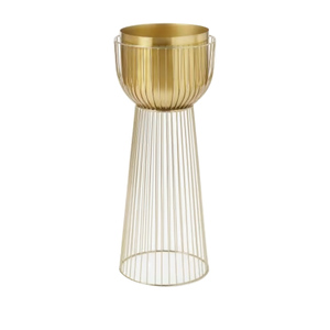 Jardinière de qualité supérieure avec support Pot de fleurs tendance pour la décoration de jardin et la décoration de fête Pots de jardinière en métal - Product Image 4