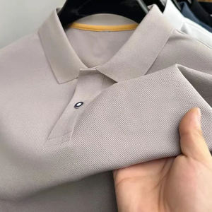 Camisas de Verano 2025 para Hombre, Manga Corta, Casuales, Tejidas, 100% Algodón, Transpirables, Color Sólido, Elegantes, Cuello Camisero - Product Image 4
