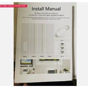 Kit de Ventilación para Aire Acondicionado Portátil de 69 Pulgadas, Universal para Ventanas Corredizas - Product Image 3