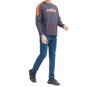 Sweat-shirt polaire pour hommes de marque privée grande taille | Pull d'impression OEM | Sweat-shirt chaud d'hiver Chemise écologique - Product Image 4