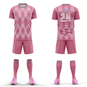 Ensemble de maillots de football personnalisés de haute qualité pour hommes Kit de football sublimé OEM Vêtements de sport respirants Uniforme d'équipe - Product Image 4
