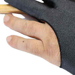 Oem Durable Breathable 3-finger Billiard <b>Gloves</b> Left Or Right Hand Pool Snooker <b>Gloves</b> <b>Mesh</b> Fabric - Product Image 6