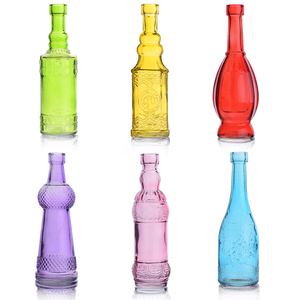 Набор стеклянных бутылок из бирюзы - Product Image 5