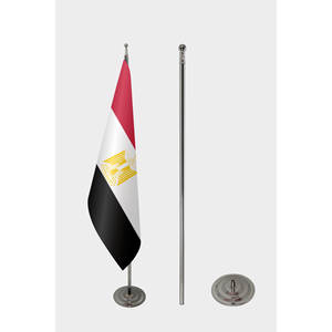 Official Indoor Egypt <b>Flag</b>-3x5ft Aluminum <b>Pole</b> Digital Printing Pennant Plastic Polyester Silk Automotive Insurance Education - Product Image 2