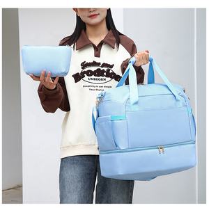 Venta al por mayor de impresión personalizada de moda bolsa de lona de diseño de tendencias impermeable portátil Oxford equipaje gimnasio deporte bolsa de viaje - Product Image 6