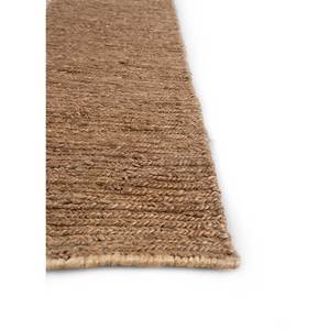 พรมปูพื้นลายเรียบสีเบจและสีน้ำตาล ทำจากปอกระเจาและป่าน รุ่น PKJT-37 สำหรับใช้ในบ้าน ลายแบบนามธรรม - Product Image 4