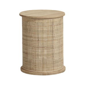 High Quality Convertible <b>Round</b> <b>Rattan</b> <b>Coffee</b> <b>Table</b> Modern Indoor Solid Wood Storage Bedside Furniture Convertible Wood <b>Table</b> - Product Image 1