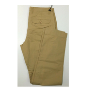 Pantalon Chino Homme en Toile de Coton Écologique, Coupe Skinny Taille Haute, Extensible, Anti-Plis, Respirant, Coupe Droite, Décontracté Automne
