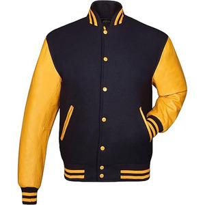 Custom Chenille Embroidery Patch Men Baseball Jackets Oversized Letterman Mens Varsity Jackets - Product Image 3