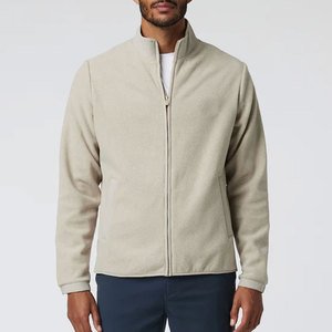 Men's Soft Performance Fleece Jacket | 240g Ultra-Soft Waterproof Thermal <b>Mid</b>-<b>Layer</b> | OEM Custom Embroidery Elite Athletic Wear - Product Image 1