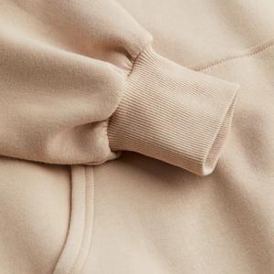 Sweat-shirt oversize en velours doux pour femme, coupe décontractée, manches longues bouffantes, logo sur le devant, streetwear - Product Image 4