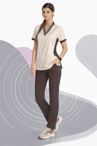 Uniformes Médicos Blancos Unisex de Poliéster/Algodón, Tejidos, Personalizados, OEM, de Fábrica de Spandex, Ideales para Exportación, de Gujarat - Product Image 5