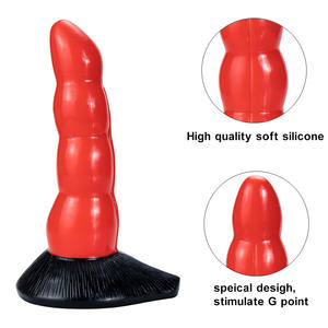 Dildo Gigante con Forma de Perro, Escamas de Dinosaurio Coloridas, Pene con Ventosa, Juguetes Sexuales para Mujeres, Pene Grande de Silicona, Dildo Animal Enorme - Product Image 5