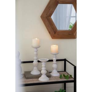 Juego de 3 Portavelas de Madera para Decoración de Eventos, Exhibición de Mesa, Decoración de Fiestas, Bodas y Celebraciones, Estilo Indio - Product Image 4