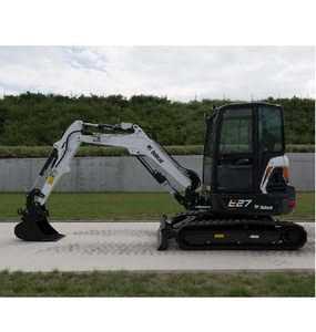 Mini-excavatrice compacte E27 avec pouce hydraulique, multiples accessoires, poids opérationnel de 3 tonnes, capacité de la benne de 0,2 m pour l'aménagement paysager et le creusement - Product Image 5