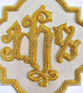 Badges en fil de bullion brodés à la main personnalisés, porte-badge de poche de qualité supérieure - Badges en fil de bullion personnalisés de qualité supérieure provenant des fabricants - Product Image 4