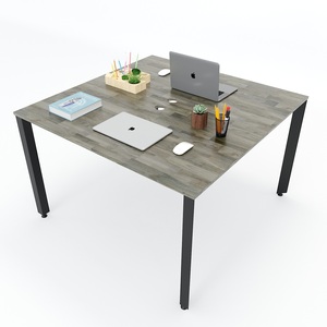 Modern 2-piece <b>Computer</b> <b>Desk</b> Table Base Set 120x120cm by Trian Concept - Product Image 3