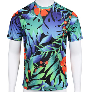 Fournisseur d'usine Meilleures ventes Mode d'été à la mode Slim Fit Extensible Manches courtes Sublimation T-shirts pour hommes quantité minimale de commande bas - Product Image 1