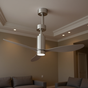 Ventilador de techo Chrome 7198 CR CT con luz, tamaño del ventilador 132x45cm - Product Image 3