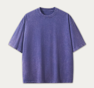 Camisetas bordadas personalizadas para hombre, camisetas de LICRA/algodón con lavado ácido, ajuste Regular, impresión por transferencia de calor, personaje pesado deportivo - Product Image 3