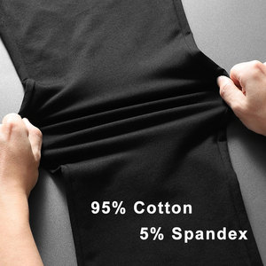 กางเกงวอร์มผู้ชายสำหรับฤดูใบไม้ผลิและใบไม้ร่วงกางเกงวอร์มผ้าคอตตอนสีพื้นมีกระเป๋าแบบรูดซิปกางเกงกีฬาลำลอง - Product Image 6