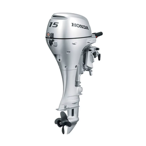 Motor Fuera de Borda Portátil HON-DAS de 15 HP de Calidad con Palanca de Mando, Arranque Eléctrico y Manual, Eje de 20'' - BF15D3LHS, Garantía de 3 Años, Hecho en EE. UU. - Product Image 1
