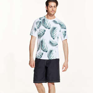 T-shirt de compression anti-éruptions cutanées pour hommes et femmes |   Vêtements de sport en polyester et nylon, séchage rapide, protection UV |   Rashguards personnalisés pour MMA, surf et gym - Product Image 6