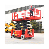 Direkt vom Hersteller CE-Zertifizierte Selbstfahrende Elektrische Scherenhebebühne 10/12/14m Angetriebene Mobile Hydraulische Hebebühne