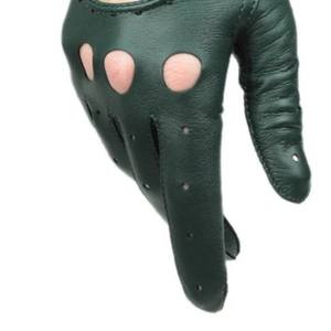 Gants à la mode pour hommes Logo personnalisé Couleurs cousues Vêtements décontractés personnalisés Anti-rides Respirant Cuir confortable pour l'hiver - Product Image 6