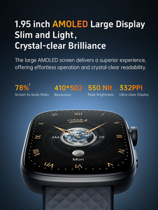 นาฬิกาอัจฉริยะ GTS8 3ATM กันน้ำ หน้าจอ AMOLED บลูทูธ - Product Image 2