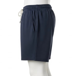 Shorts pour hommes à taille mi-haute, respirants, avec cordon de serrage, en tissu polyester, légers, confortables, décontractés, pour le sport - Product Image 4