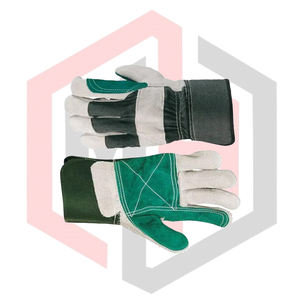 ถุงมือทำงานอเนกประสงค์ หนังเต็มฝ่ามือ ทนต่อการฉีกขาด ระบายอากาศได้ดี ปราศจากซิลิโคน ปราศจากแป้ง ป้องกันความร้อน ป้องกันการบาด - Product Image 6