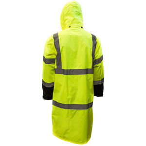 Vêtements de pluie réfléchissants haute visibilité imperméables et durables avec pantalon antidérapant pour les équipes de construction et d'ingénierie - Product Image 6