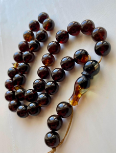 สร้อยประคำอิสลามสำหรับผู้หญิงเม็ด33ชิ้นทำจากเรซิ่นแทสบิห์ขนาด13มม. - Product Image 2