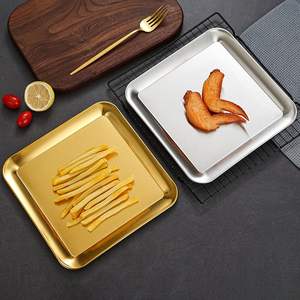 Plat de service en métal de qualité supérieure pour la restauration hôtelière, la cuisine, la salle à manger, les événements de banquet, l'affichage des aliments, utilisation durable - Product Image 6