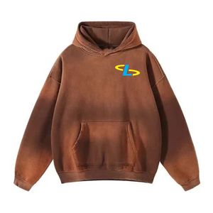 Sudadera con Capucha Personalizada OEM para Hombre, Estilo Vintage con Pedrería, Lavado Ácido, Mezcla de Algodón/Poliéster, Diseño Sólido, Invierno - Product Image 4