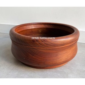 Bol à salade jetable écologique en bois d'acacia, fait à la main, nouveau design, exportateur en gros en Inde - Product Image 6