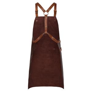Tablier de cuisine en cuir Tabliers de barbier à usage intensif Tablier d'atelier en cuir pleine fleur pour café-restaurant - Product Image 4