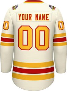 Maillot de hockey sur glace réversible bon marché de la ligue universitaire de sublimation personnalisé à la mode Offre Spéciale - Product Image 6